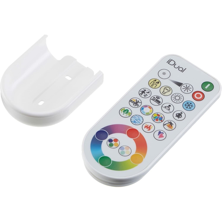 CONJUNTO 3x LED RGB Foco de encastrar para casa de banho com regulação ARGON LED/7,3W/230V IP44 + comando