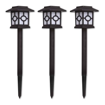 CONJUNTO 3x Luminária Solar LED LED/1,2V 600 mAh