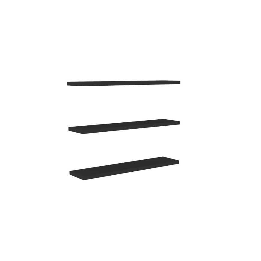 CONJUNTO 3x Prateleira de parede BOSS antracite