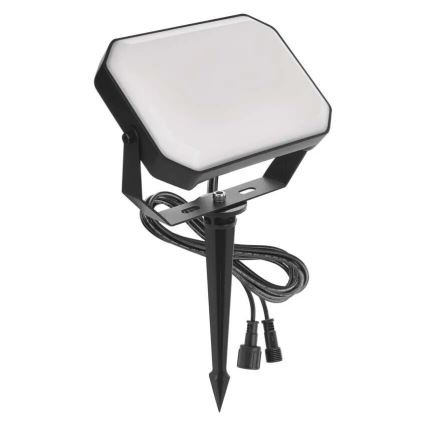 Pack de 3 refletores exteriores LED RGBIC dimerizáveis GoSmart LED/14W/230V 3000-6500K IP65 Wi-Fi Tuya
