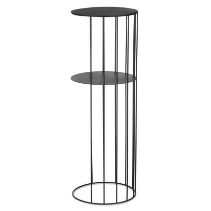 CONJUNTO 3x Suporte para plantas LOFT preto