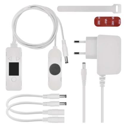 CONJUNTO 3x Ventiladores para radiador 5/230V branco