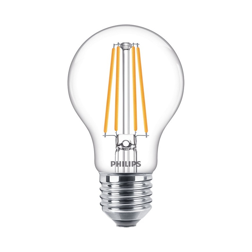 CONJUNTO 3xLâmpada LED Philips E27/8,5W/230V 2700K