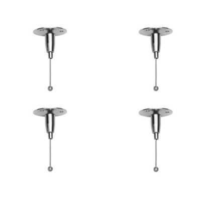 CONJUNTO 4x Cabo de suspensão para instalação de painéis LED ZEUS 100 cm