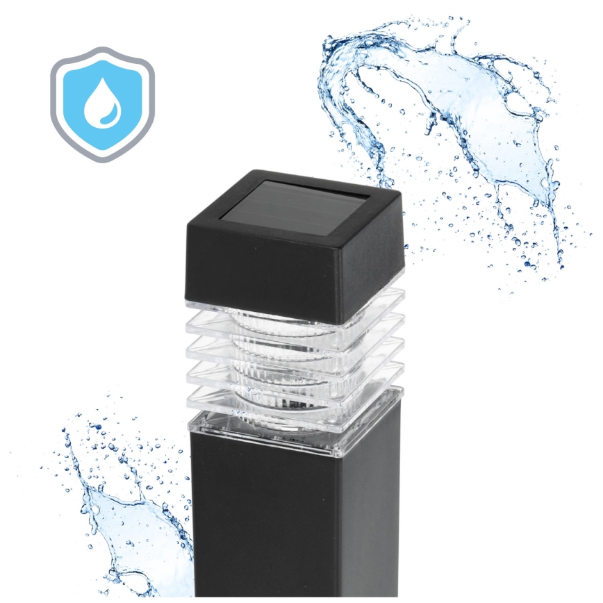 CONJUNTO 4x Candeeiros solares LED LED/0,06W/1,2V 1xAAA 6000K IP44 100 mAh