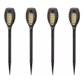 CONJUNTO 4x Lâmpada Solar LED 4xLED/3,6V 1xAAA IP44 100 mAh