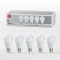 CONJUNTO 5x Lâmpadas LED A60 E27/9W/230V 2700K - Paulmann 28780