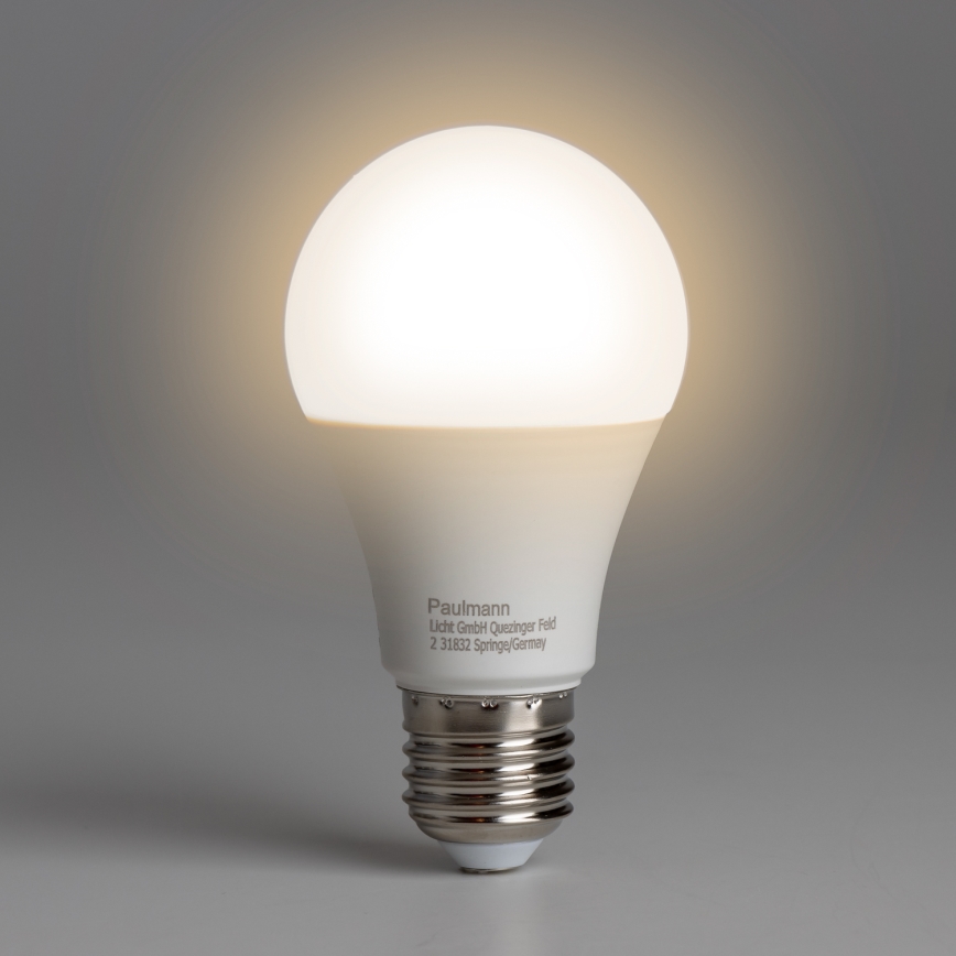 CONJUNTO 5x Lâmpadas LED A60 E27/9W/230V 2700K - Paulmann 28780