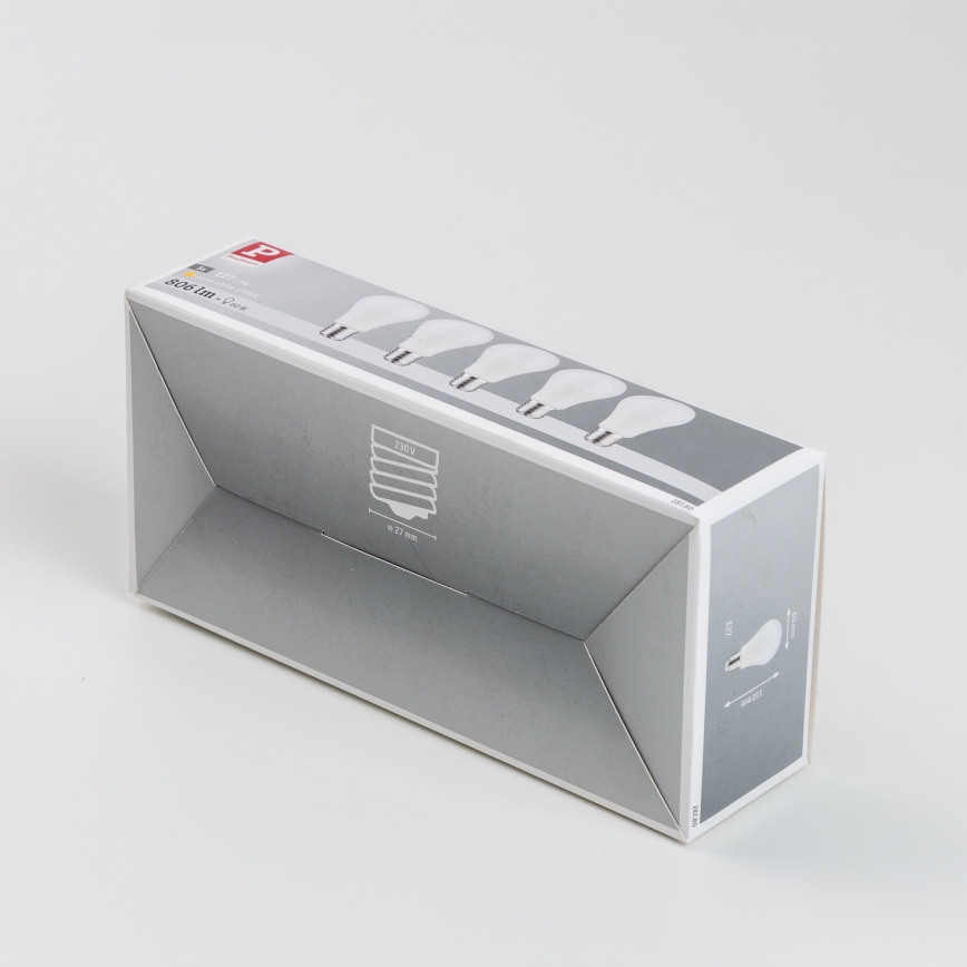 CONJUNTO 5x Lâmpadas LED A60 E27/9W/230V 2700K - Paulmann 28780