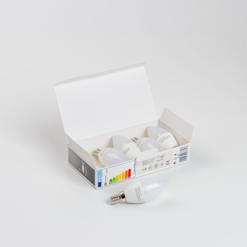 CONJUNTO 5x Lâmpadas LED E14/5,5W/230V 2700K - Paulmann 28782