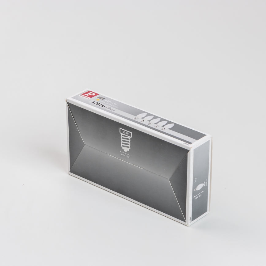 CONJUNTO 5x Lâmpadas LED E14/5,5W/230V 2700K - Paulmann 28782