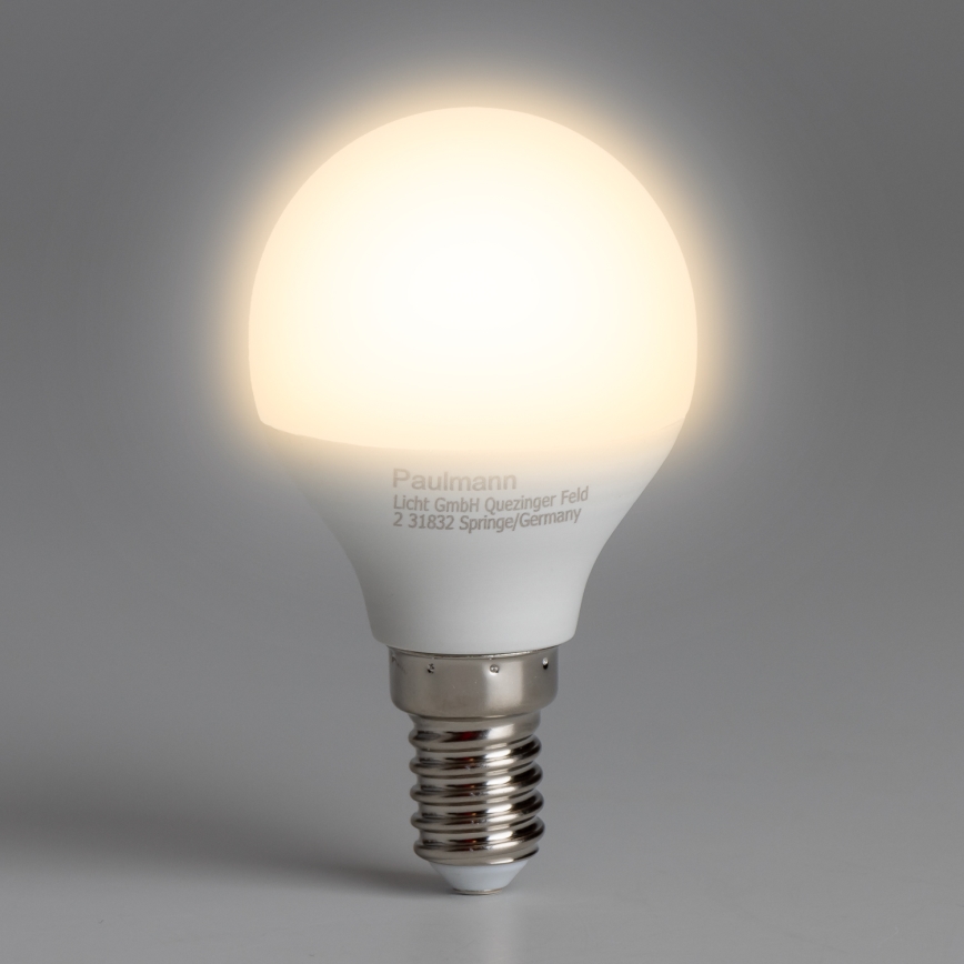 CONJUNTO 5x Lâmpadas LED P45 E14/5,5W/230V 2700K - Paulmann 28783