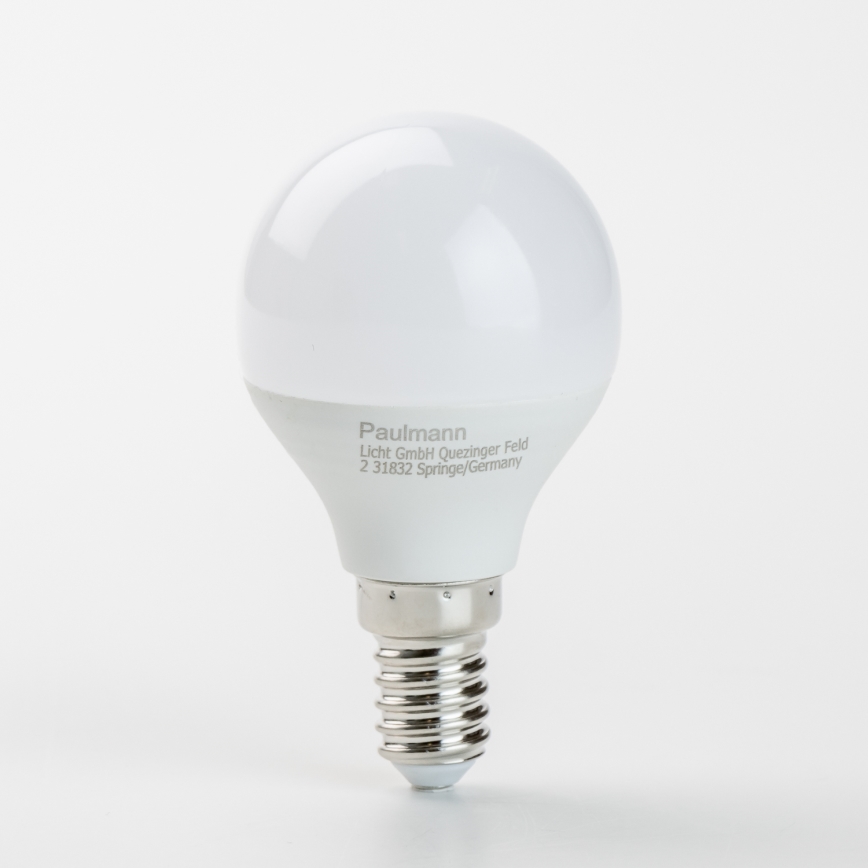 CONJUNTO 5x Lâmpadas LED P45 E14/5,5W/230V 2700K - Paulmann 28783