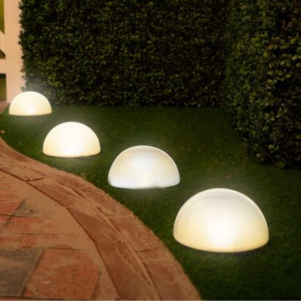 CONJUNTO 5x Luzes solares LED LED/3,2V 600 mAh multicolor