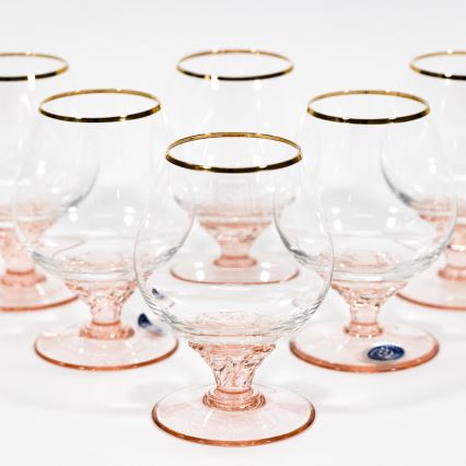Conjunto 6x copo de conhaque Brendy 250 ml transparente
