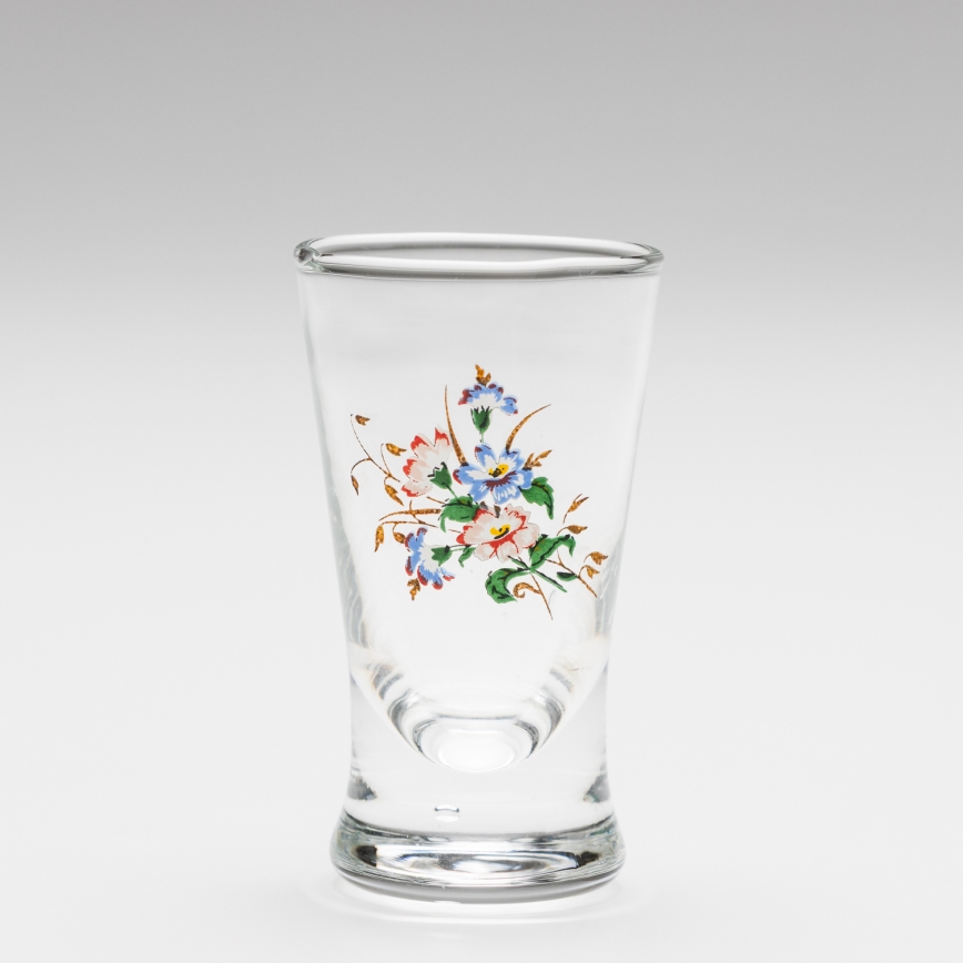 Conjunto 6x copos de licor com padrão de bouquet no. 3