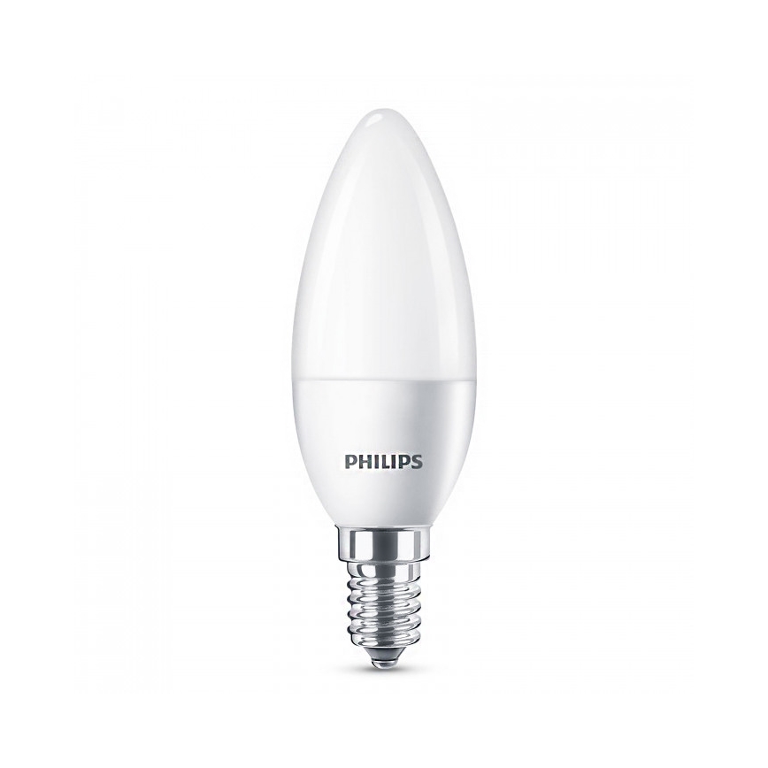 CONJUNTO 6x Lâmpada LED Philips E14/5,5W/230V 2700K