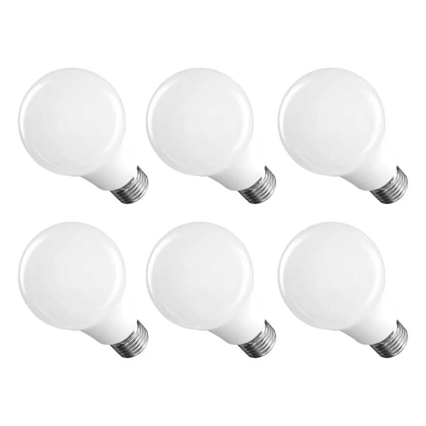 Conjunto 6x lâmpadas LED A60 E27/8,8W/230V 4000K