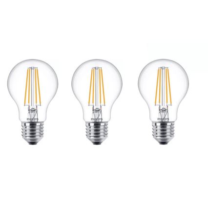 CONJUNTO 6x Lâmpadas LED VINTAGE Philips E27/4W/230V 2700K