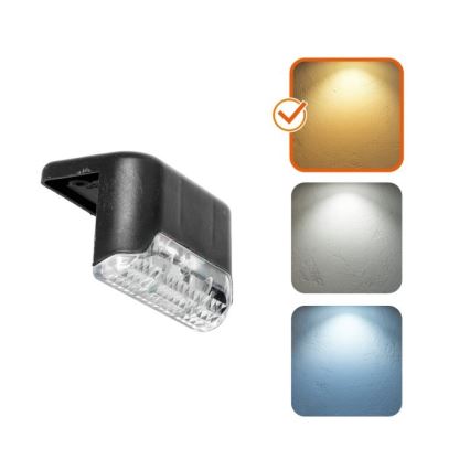 CONJUNTO 8x Iluminação solar LED para escadas LED/0,06W/1,2V 3000K IP44 600 mAh