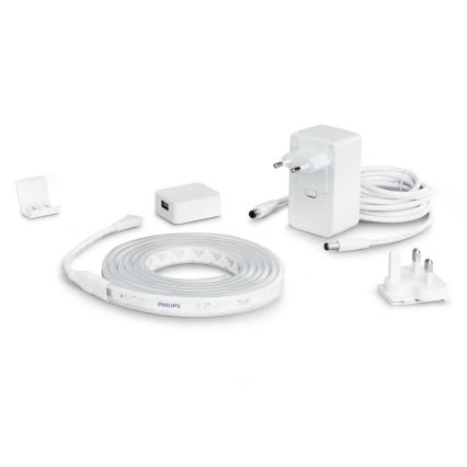 Conjunto básico -Tira LED RGBW com regulação Philips Hue WHITE AND COLOR AMBIANCE 2m LED/20W/230V