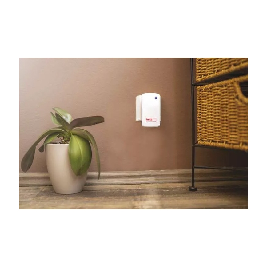 CONJUNTO Campainha sem fios de tomada + 2x botão 230V IP44