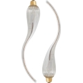 Conjunto com 2 lâmpadas LED dimerizáveis LAMDA E27/4W/230V 2100K, vidro transparente