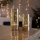 Conjunto com 2 luzes de Natal LED: 20 LEDs + 10 LEDs / 2xAA + 3xAA, branco quente