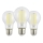 Conjunto com 3 lâmpadas LED A60 E27/7,2W/230V 2700K - Eglo 110438