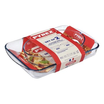 Conjunto de 2 assadeiras PYREX — 3,7 L e 2,2 L