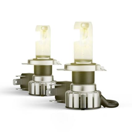 Conjunto de 2 lâmpadas LED para automóvel NIGHT BREAKER VINTAGE H4 P43T/20W/12V 3000K - Osram