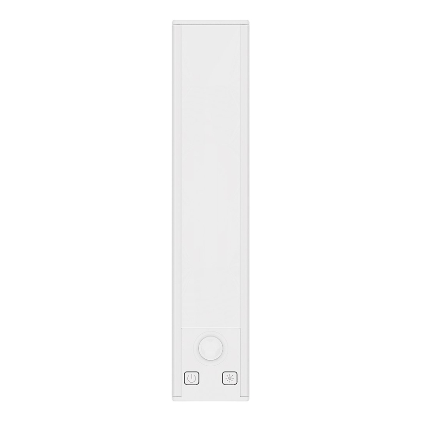 Conjunto de 2 luzes LED recarregáveis para móveis com sensor de movimento e crepúsculo VIRO LED/1,2W/3,7V 800 mAh 3000/4000/6500K 30 cm branco