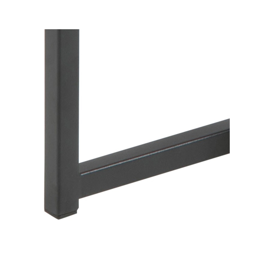 Conjunto de 2 mesas de centro SARON, carvalho/preto