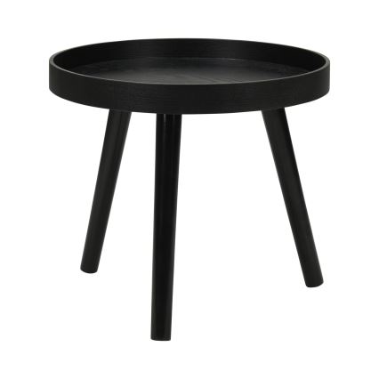 Conjunto de 2 mesas de centro VERDE, Ø 60/38 cm, pretas