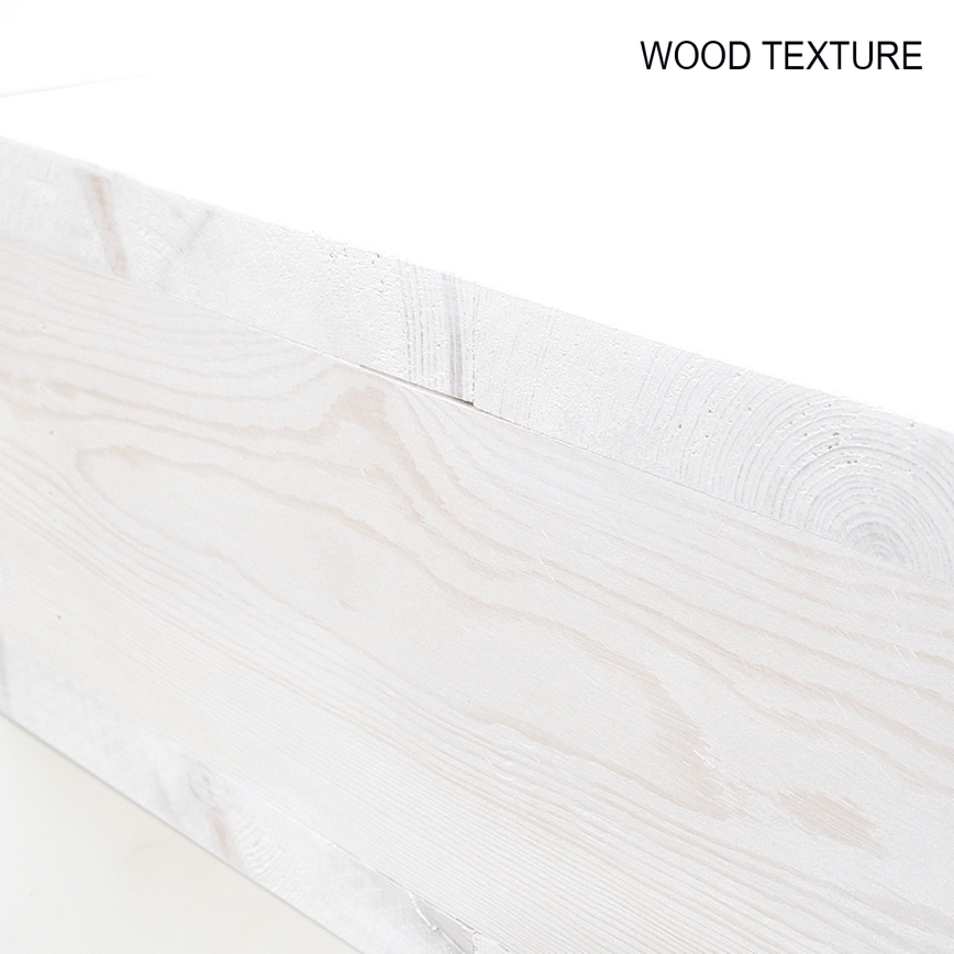 Conjunto de 2 prateleiras DIA branco/preto