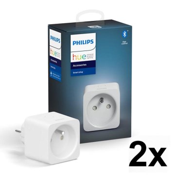 Conjunto de 2 tomadas inteligentes Philips Hue Smart Plug