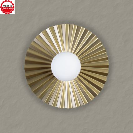 Conjunto de 3 apliques de parede SUNPLISS 1xG9/10W/230V dourado/creme