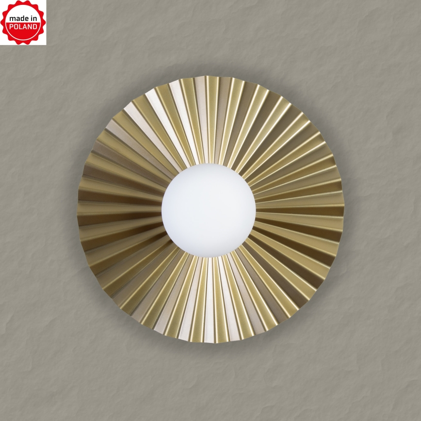 Conjunto de 3 apliques de parede SUNPLISS 1xG9/10W/230V dourado/creme