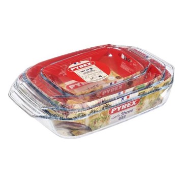 Conjunto de 3 assadeiras PYREX 1,4/3/4 l