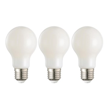 Conjunto de 3 lâmpadas LED A60 E27/7,2W/230V 2700K - Eglo 110443