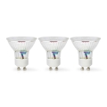 Conjunto de 3 lâmpadas LED GU10/4,5W/230V 2700K