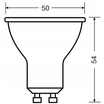 Conjunto de 3 lâmpadas LED refletoras PAR16 GU10/6,9W/230V 6500K 36° - Osram