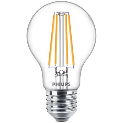 Conjunto de 3 Lâmpadas LED VINTAGE Philips E27/8,5W/230V 2700K