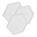 Conjunto de 3 painéis LED RGBIC+CCT dimerizáveis - extensão LED/1,8W/230V Wi-Fi Tuya