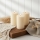 Conjunto de 3 velas LED BRILLO LED/3xAAA 12,5 cm creme + comando remoto