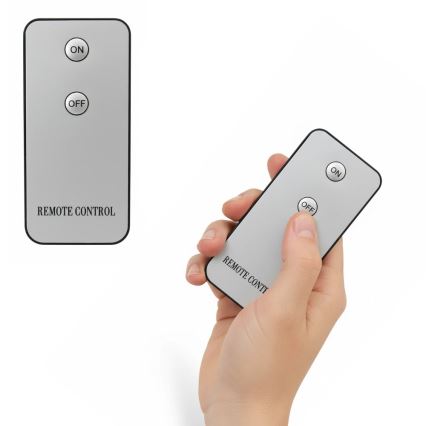 Conjunto de 3 velas LED BRILLO LED/3xAAA creme + controlo remoto