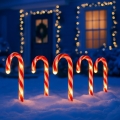 Conjunto de 5 decorações de Natal LED para exterior LED/2W/230V IP44 vermelhas