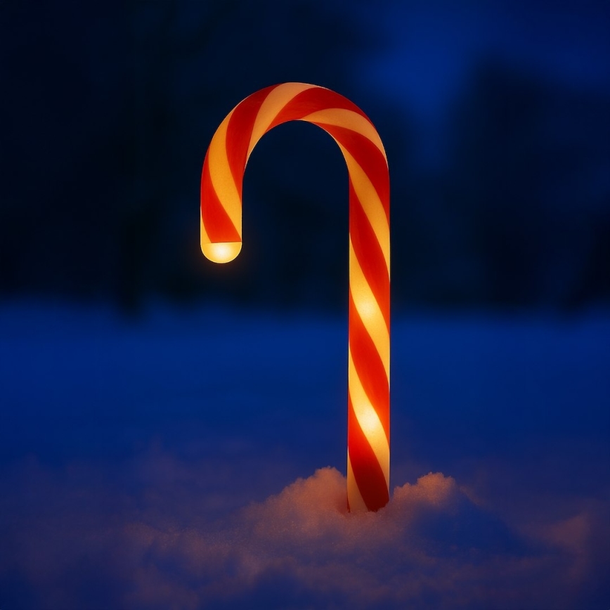 Conjunto de 5 decorações de Natal LED para exterior LED/2W/230V IP44 vermelhas