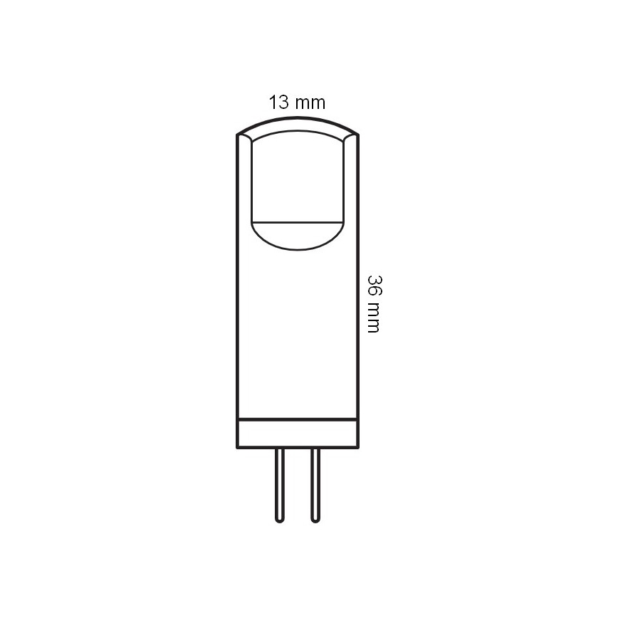 Conjunto de 5 lâmpadas LED PIN G4/1,8W/12V 2700K - Osram