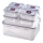 Conjunto de 7 potes para alimentos LOCK, azul/transparente